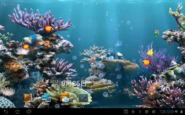 Insaniquarium Deluxe LWP android App screenshot 2