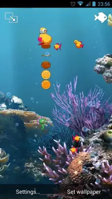 Insaniquarium Deluxe LWP android App screenshot 8